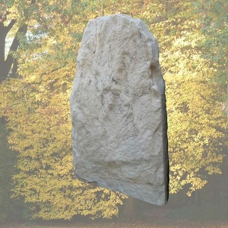 Natursteinfelsen in Estremoz Creme Marmor.